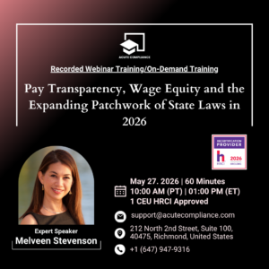 Pay Transparency, Wage Equity and the Expanding Patchwork of State Laws in 2026
